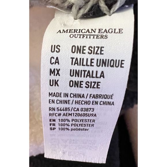 American Eagle Blanket Fleece Logo Red Blue 2015 Throw Blanket 48" x 56" - Picture 2 of 5